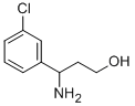 3-AMINO-3-(3-CHLORO-PHENYL)-PROPAN-1-OL Struktur