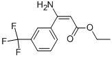 3-AMINO-3-[3-(TRIFLUOROMETHYL)PHENYL]-2-PROPENOIC ACID ETHYL ESTER Struktur