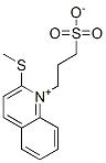 2-(methylthio)-1-(3-sulphonatopropyl)quinolinium Struktur