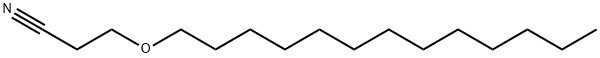 3-(tridecyloxy)propiononitrile  Struktur