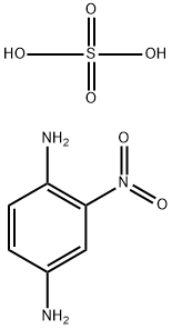 2-Nitro-1,4-benzenediamine sulfate Struktur