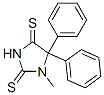 1-Methyl-5,5-diphenyl-2,4-imidazolidinedithione Struktur