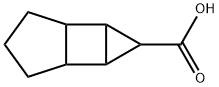 Tricyclo[3.3.0.02,4]octane-3-carboxylic acid (9CI) Struktur