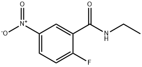 N-ETHYL-2-FLUORO-5-NITROBENZAMIDE Struktur