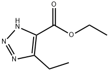 1H-1,2,3-Triazole-4-carboxylicacid,5-ethyl-,ethylester(9CI) Struktur