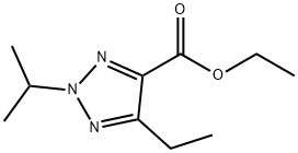 2H-1,2,3-Triazole-4-carboxylicacid,5-ethyl-2-(1-methylethyl)-,ethylester(9CI) Struktur