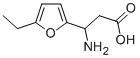 3-AMINO-3-(2-ETHYL-FURAN-5-YL)-PROPIONIC ACID Struktur