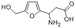 3-AMINO-3-(5-HYDROXYMETHYL-FURAN-2-YL)-PROPIONIC ACID Struktur