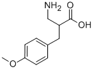 2-AMINOMETHYL-3-(4-METHOXY-PHENYL)-PROPIONIC ACID Struktur