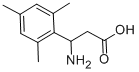 3-AMINO-3-(2,4,6-TRIMETHYL-PHENYL)-PROPIONIC ACID Struktur