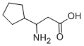 3-AMINO-3-CYCLOPENTYL-PROPIONIC ACID Struktur