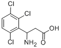 3-AMINO-3-(2,3,6-TRICHLOROPHENYL)-PROPIONIC ACID Struktur