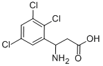 3-AMINO-3-(2,3,5-TRICHLOROPHENYL)-PROPIONIC ACID Struktur