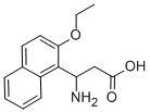 3-AMINO-3-(2-ETHOXYNAPHTHALEN-1-YL)-PROPIONIC ACID Struktur