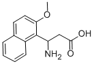 3-AMINO-3-(2-METHOXY-NAPHTHALEN-1-YL)-PROPIONIC ACID Struktur