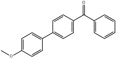 (4'-METHOXYBIPHENYL-4-YL)-PHENYL-METHANONE Struktur