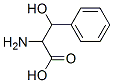 2-amino-3-hydroxy-3-phenyl-propanoic acid Struktur