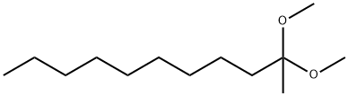 2,2-dimethoxyundecane Struktur