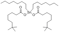 DIOCTYLDINEODECANOATETIN Struktur