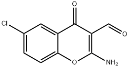 2-AMINO-6-CHLORO-3-FORMYLCHROMONE Struktur