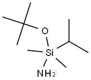 1-(1,1-dimethylethoxy)-1,1-dimethyl-N-(1-methylethyl)silylamine Struktur