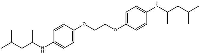 4,4'-[ethylenebis(oxy)]bis[N-(1,3-dimethylbutyl)aniline] Struktur