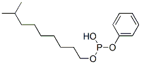 isodecyl phenyl hydrogen phosphite Struktur