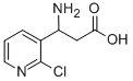 3-AMINO-3-(2-CHLORO-PYRIDIN-3-YL)-PROPIONIC ACID Struktur