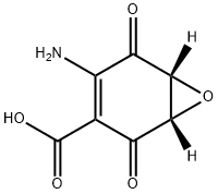 (1S,6R)-4-Amino-2,5-dioxo-7-oxabicyclo[4.1.0]hept-3-ene-3-carboxylic acid Struktur