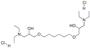 3,18-diethyl-7,14-dioxa-3,18-diazaicosane-5,16-diol dihydrochloride Struktur