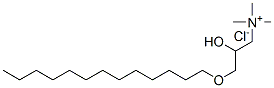 [2-hydroxy-3-(tridecyloxy)propyl]trimethylammonium chloride Struktur