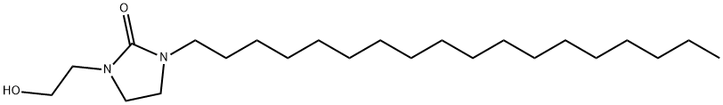 1-(2-hydroxyethyl)-3-octadecylimidazolidin-2-one Struktur