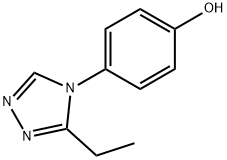 4-(3-ETHYL-4H-1,2,4-TRIAZOL-4-YL)PHENOL Struktur