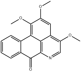 1,2,4-Trimethoxy-7H-dibenzo[de,g]quinolin-7-one Struktur