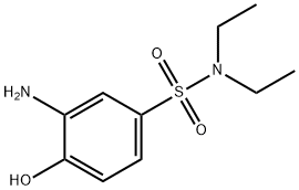 3-AMINO-N,N-DIETHYL-4-HYDROXY-BENZENESULFONAMIDE Struktur