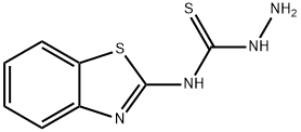 Hydrazinecarbothioamide, N-2-benzothiazolyl- (9CI) Struktur