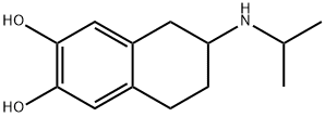 2,3-Naphthalenediol, 5,6,7,8-tetrahydro-6-[(1-methylethyl)amino]- (9CI) Struktur