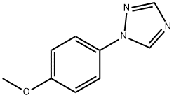 1-(4-Methoxyphenyl)-1H-1,2,4-t Struktur