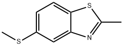 2-METHYL-5-METHYLTHIO-BENZOTHIAZOLE Struktur