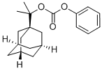 2-(1-Adamantyl)-2-propyl phenyl Carbonate Struktur