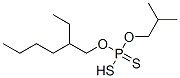 Phosphorodithioic acid, 2-ethylhexyl 2-methylpropyl ester Struktur