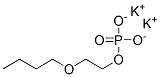 Ethanol, 2-butoxy-, phosphate, potassium salt Struktur