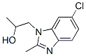 1-(6-Chloro-2-methyl-1H-benzimidazol-1-yl)-2-propanol Struktur