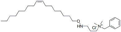 benzyldimethyl[3-[(1-oxooleyl)amino]propyl]ammonium chloride Struktur