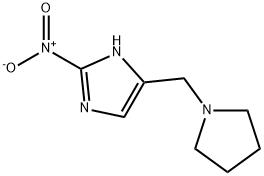 2-Nitro-4-(1-pyrrolidinylmethyl)-1H-imidazole Struktur