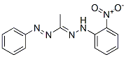 3-Methyl-1-(2-nitrophenyl)-5-phenylformazan Struktur