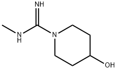 1-Piperidinecarboximidamide, 4-hydroxy-N-methyl- (9CI) Struktur