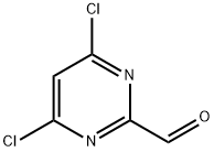 4,6-DICHLORO-2-PYRIMIDINECARBOXALDEHYDE Struktur