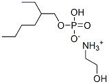 Phosphoric acid, 2-ethylhexyl ester, compd. with 2-aminoethanol Struktur