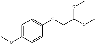 p-(2,2-dimethoxyethoxy)anisole  Struktur